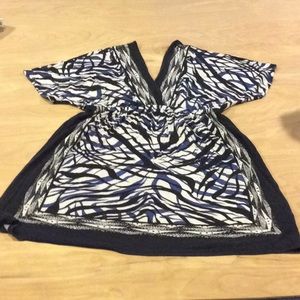 V-neck front and back dress/top size large